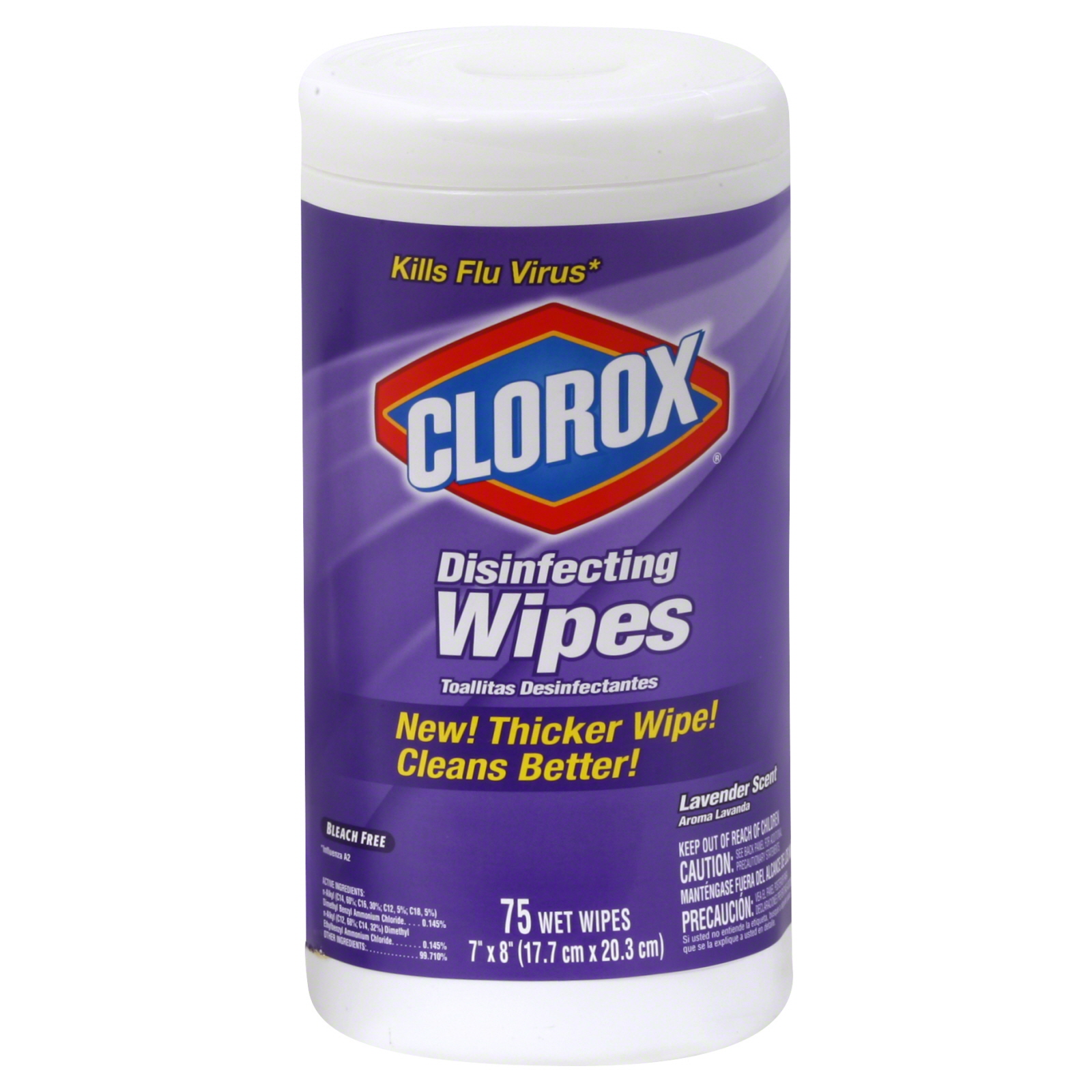 Clorox Disinfecting Wipes, Lavender Scent, 75 wipes