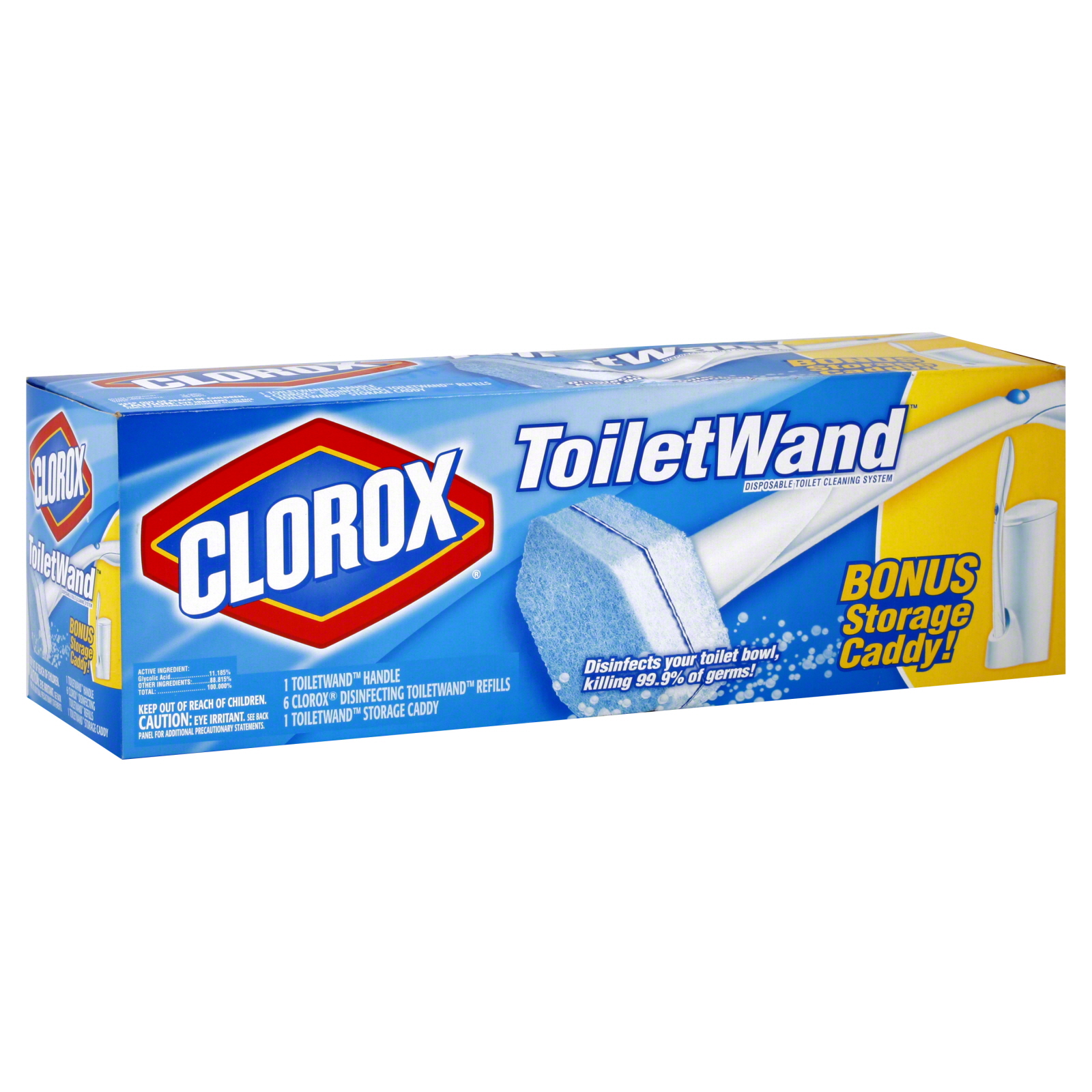 Clorox Toilet Cleaning System, Disposable, ToiletWand, 1 system