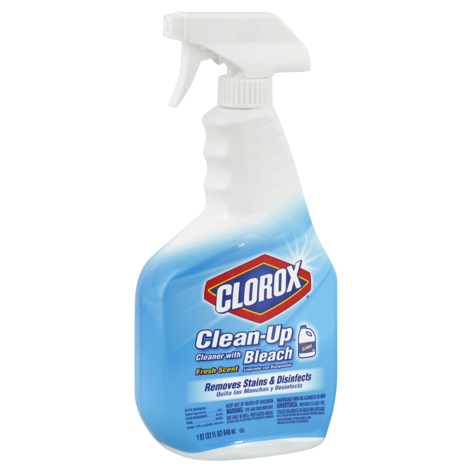 Clorox Clean-Up Cleaner, with Bleach, Fresh Scent 1 qt (32 fl oz) 946 ml