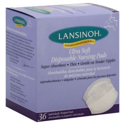 Lansinoh Nursing Pads, Ultra Soft Disposable, 36 pads