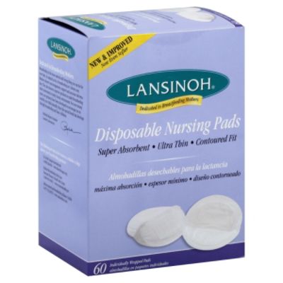 Lansinoh Disposable Nursing Pads 60-Pk