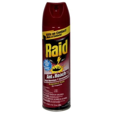 Raid Ant & Roach Killer 17, Fragrance Free, 17.5 oz (1 lb 1.5 oz) 496 g