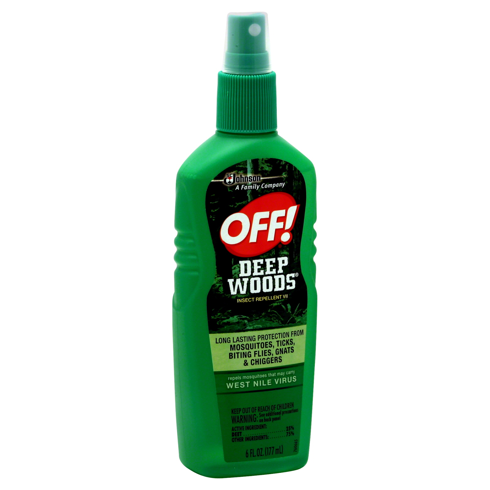 Off! Deep Woods Insect Repellent VII, 6 fl oz (177 ml)