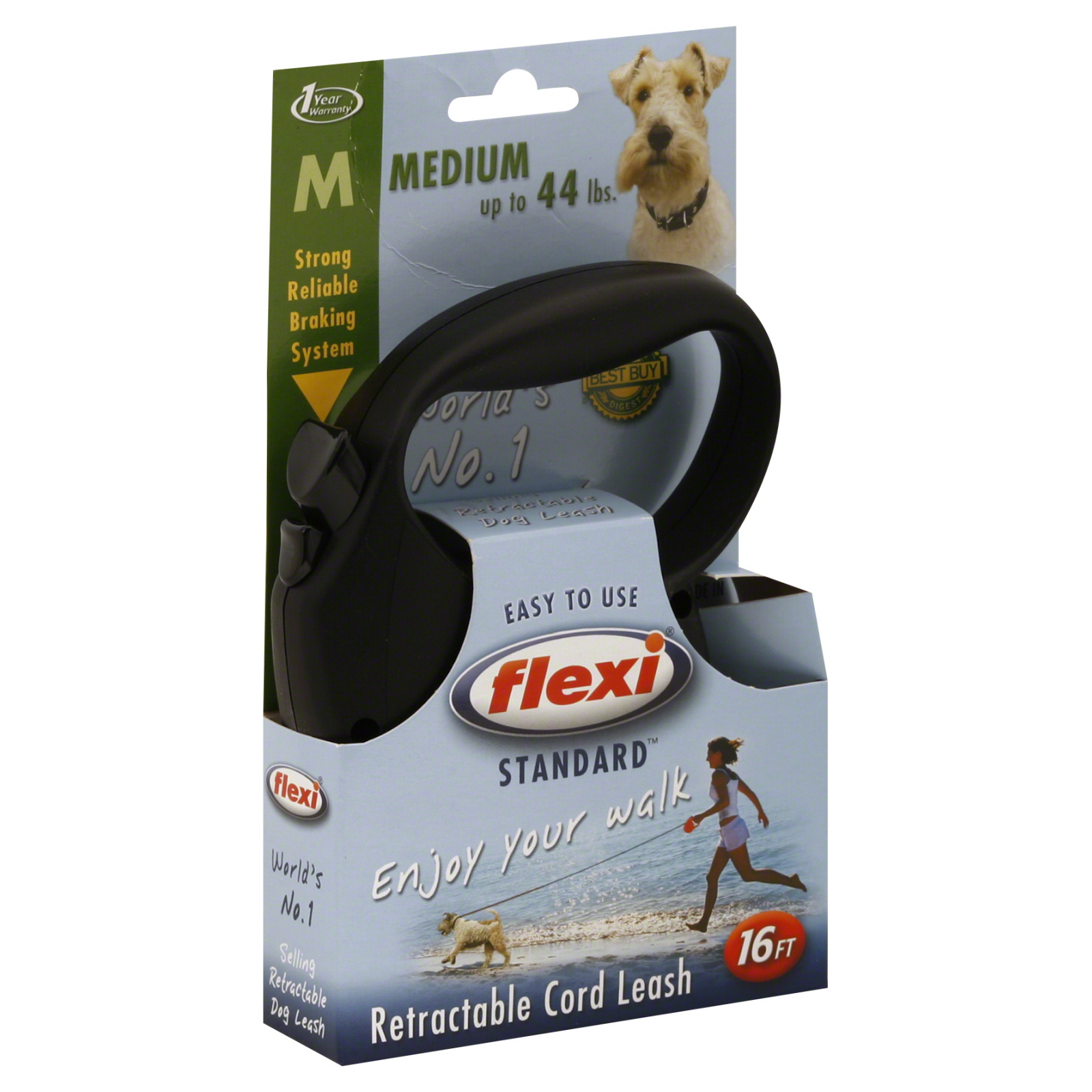 Flexi 2 Dog Leash Retractable Assorted Colors