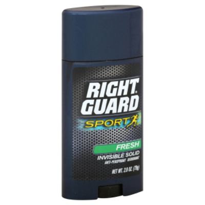 Right Guard Sport Anti-Perspirant Deodorant, Invisible Solid, Fresh, 2.8 oz (79 g)