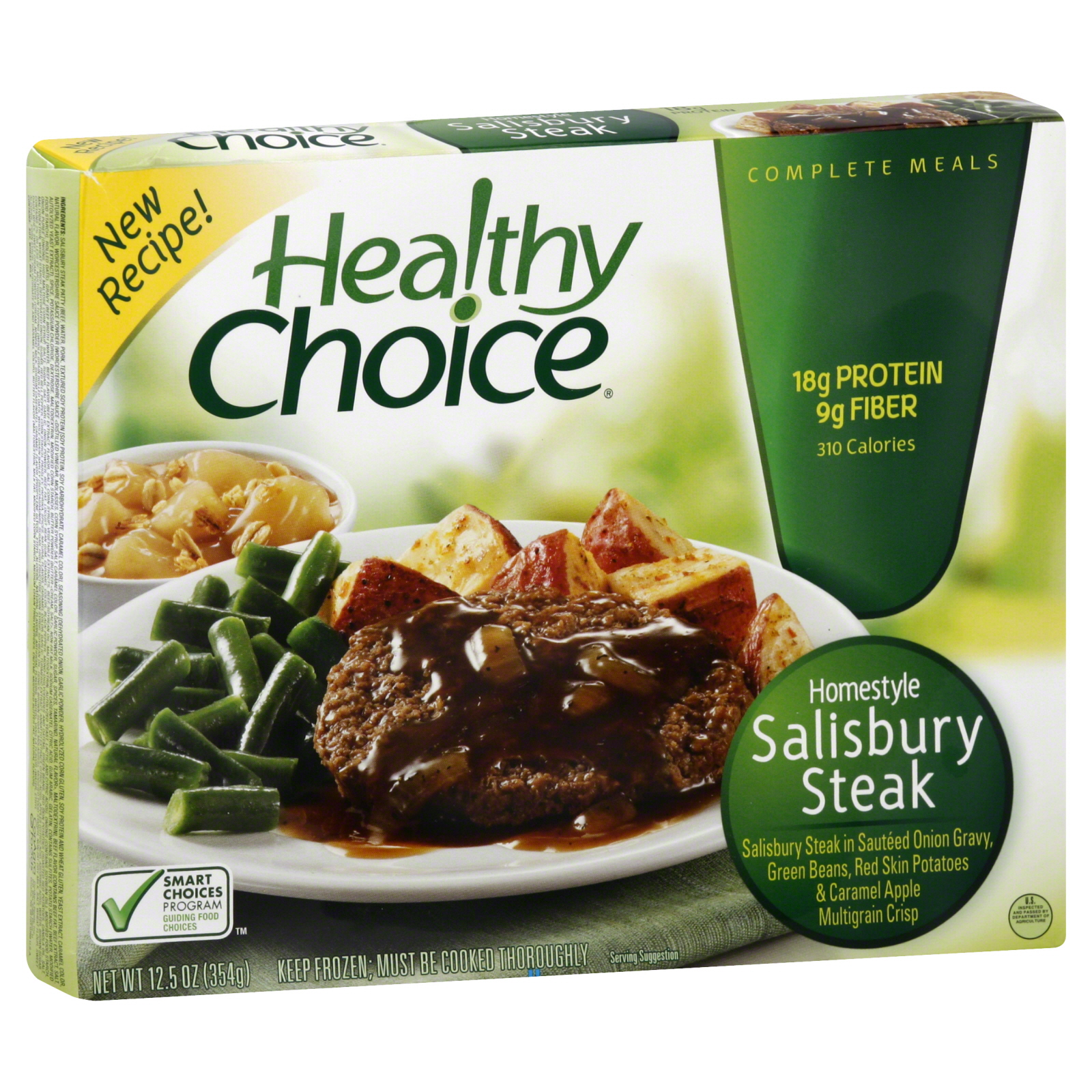 Healthy Choice Complete Meals Homestyle Salisbury Steak, 12.5 oz (354 g)