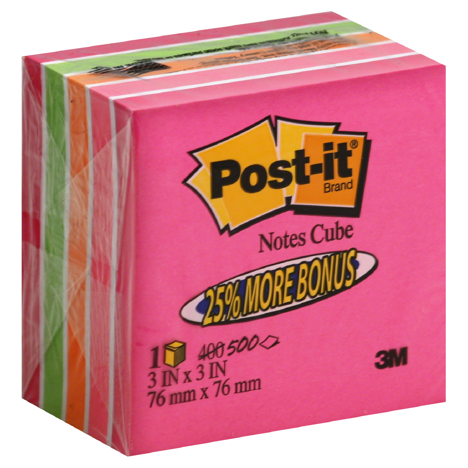 3" x 3" Post -it Notes Cube