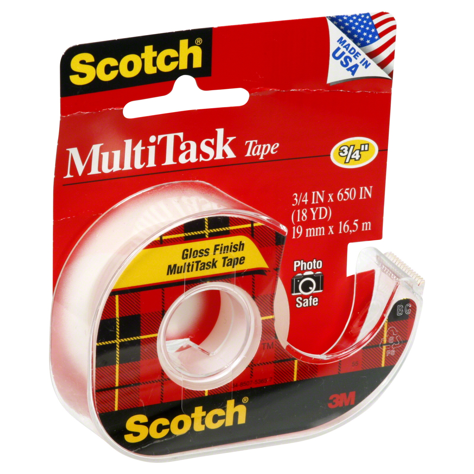 Scotch 25276711 Multi Task Tape, 3/4 Inch, 1 roll