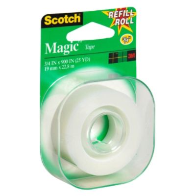 Scotch 205L Magic Tape Refill Roll, 3/4-Inch, 1 roll