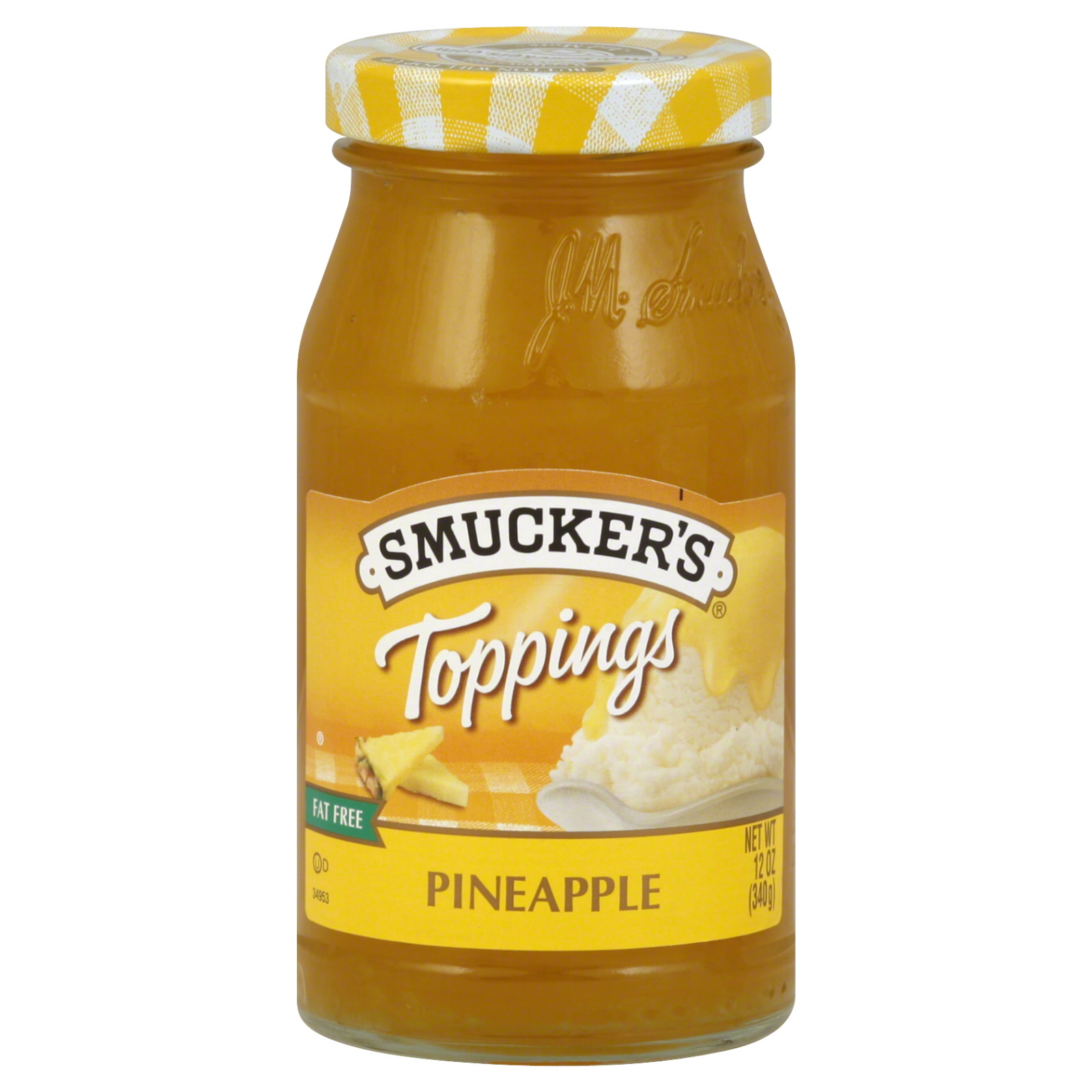 Smucker's Toppings, Pineapple, 12 oz (340 g)