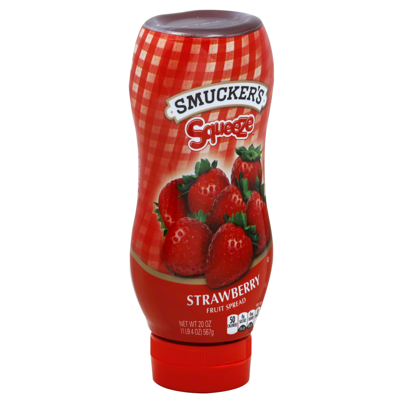 Smuckers Squeeze Fruit Spread, Strawberry, 20 oz (1 lb 4 oz) 567 g
