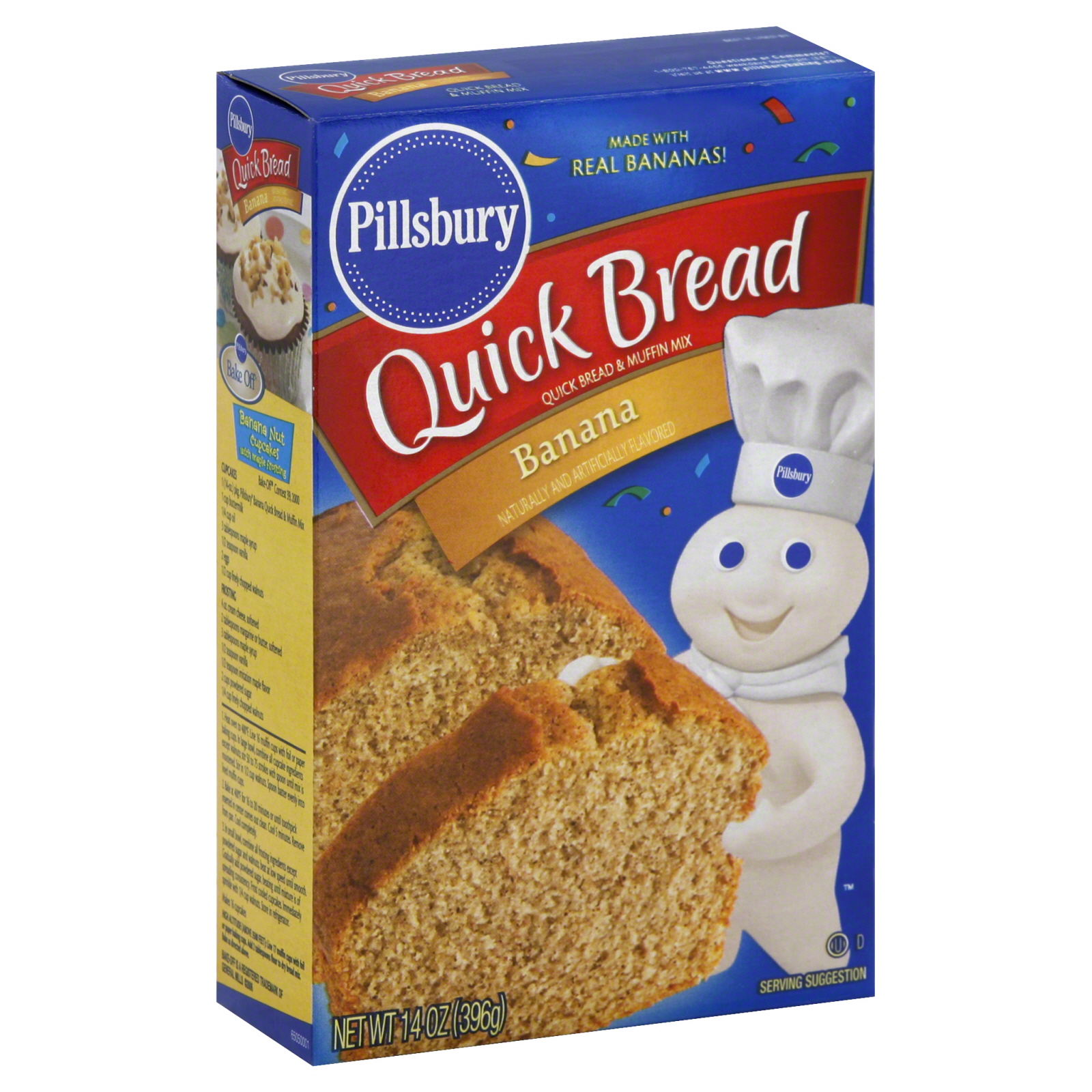 Pillsbury Quick Bread & Muffin Mix, Banana, 14 oz (396 g)