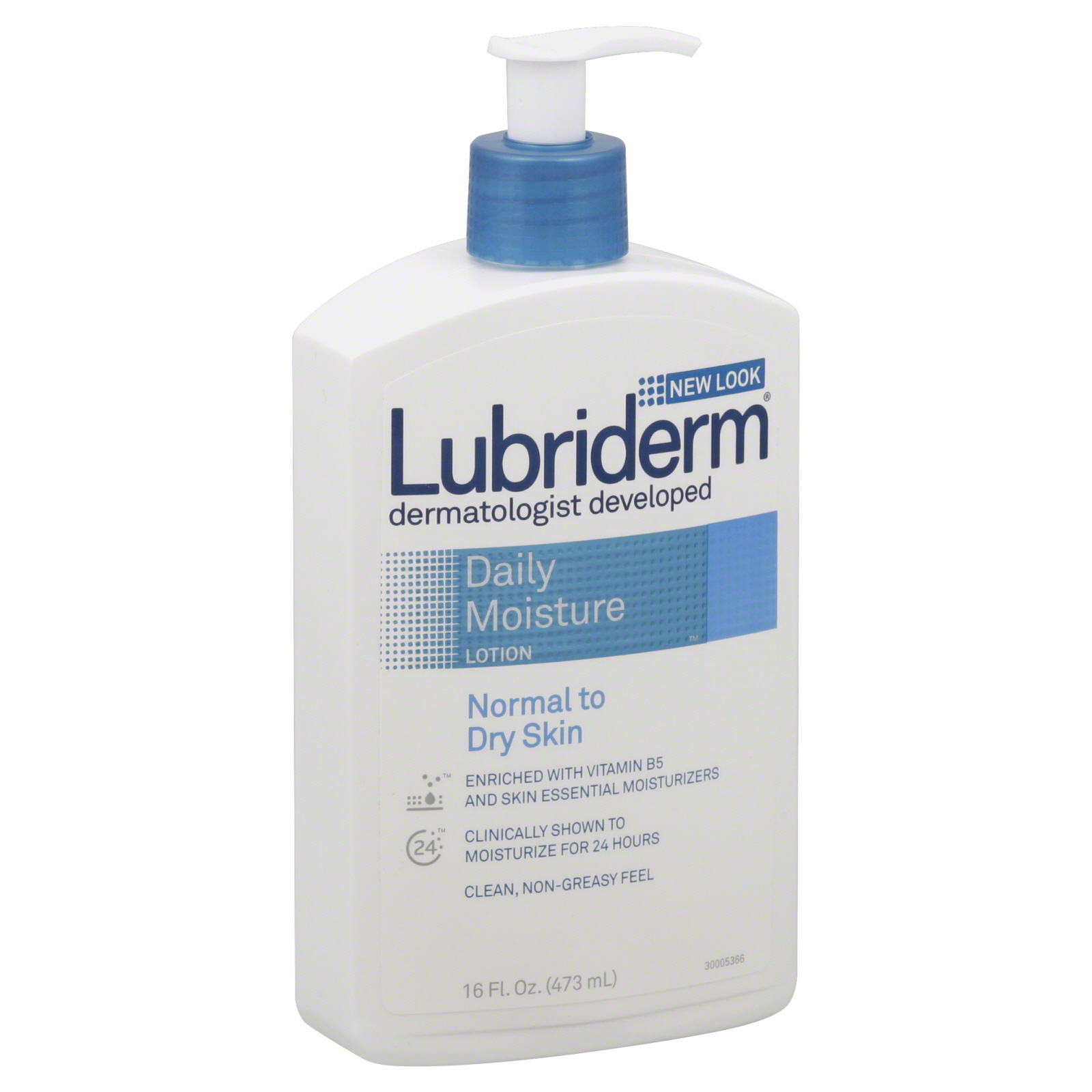 Lubriderm Lotion, Daily Moisture, Normal to Dry Skin, 16 fl oz (473 ml)