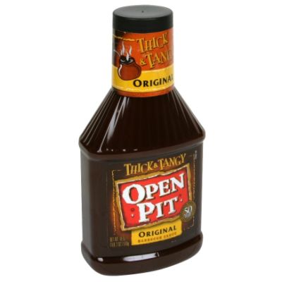 Open Pit Thick & Tangy Barbecue Sauce, Original, 18 oz (1 lb 2 oz) 510 g