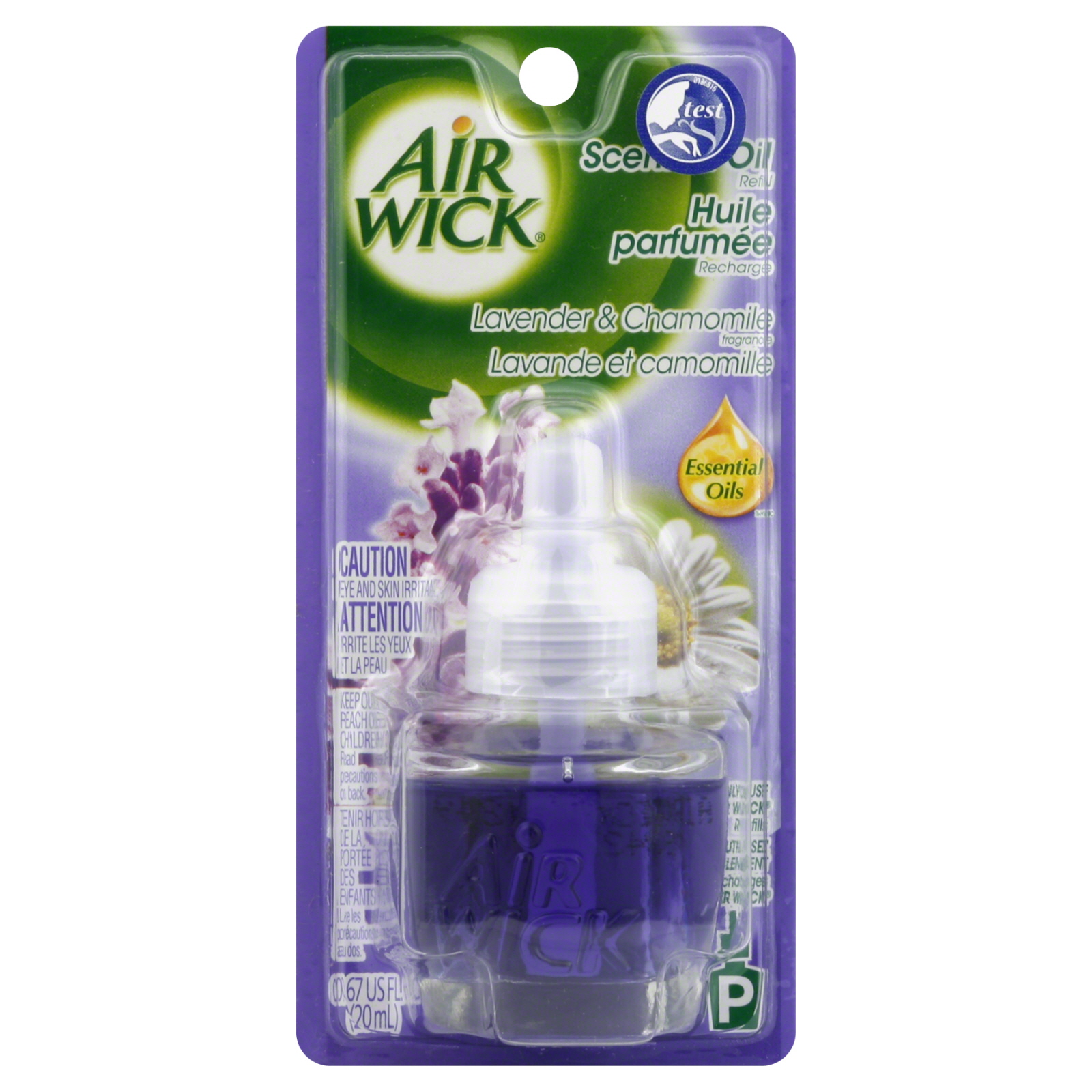 Airwick Scented Oil Refill, Relaxation, Lavender & Chamomile, 0.71 fl oz (21 ml)