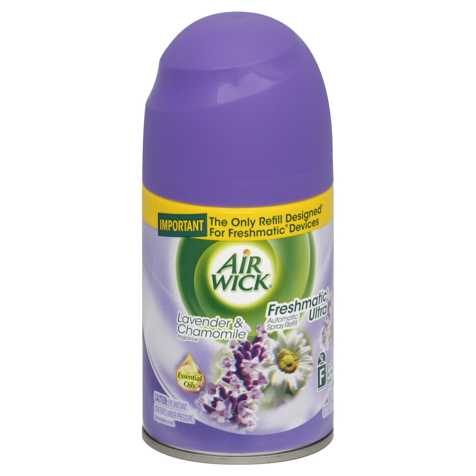 Airwick FreshMatic Ultra Automatic Spray Refill, Relaxation, Lavender & Chamomile, 6.17 oz (175 g)