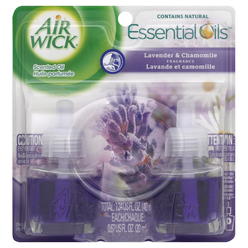 Airwick Air Wick Scented Oil Air Freshener, Lavender and Chamomile, Twin Refills, 0.67 Ounce