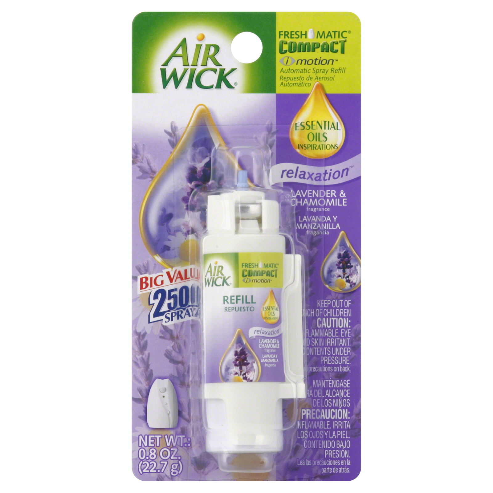 Airwick Freshmatic Compact I Motion Automatic Spray Refill Airwick Freshmatic Compact I Motion Automatic Spray Refill