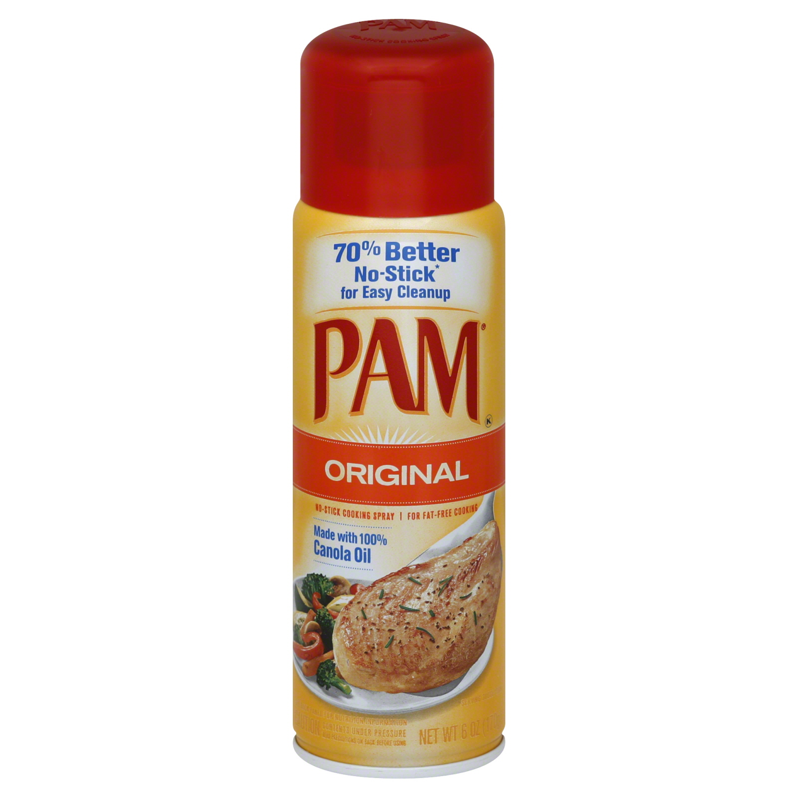 PAM No-Stick Cooking Spray, Original, 6 oz (170 g)