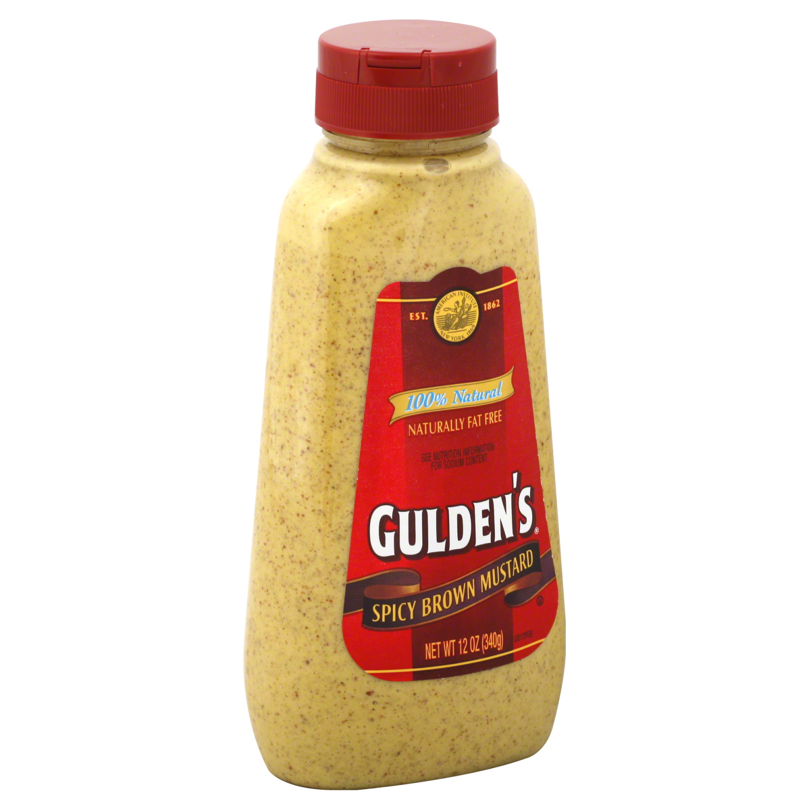 Gulden's Mustard, Spicy Brown, 12 oz (340 g)