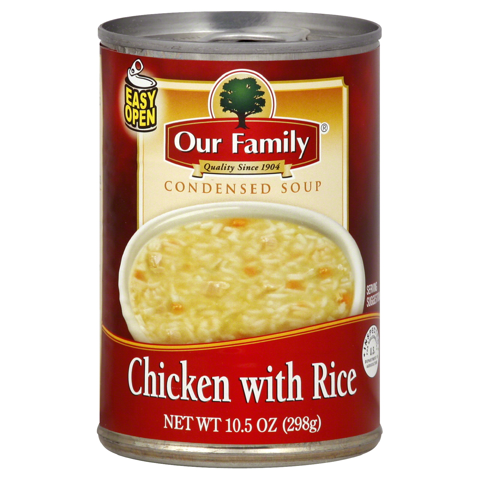 Our Family Soup, Condensed, Chicken with Rice, 10.5 oz (297 g)