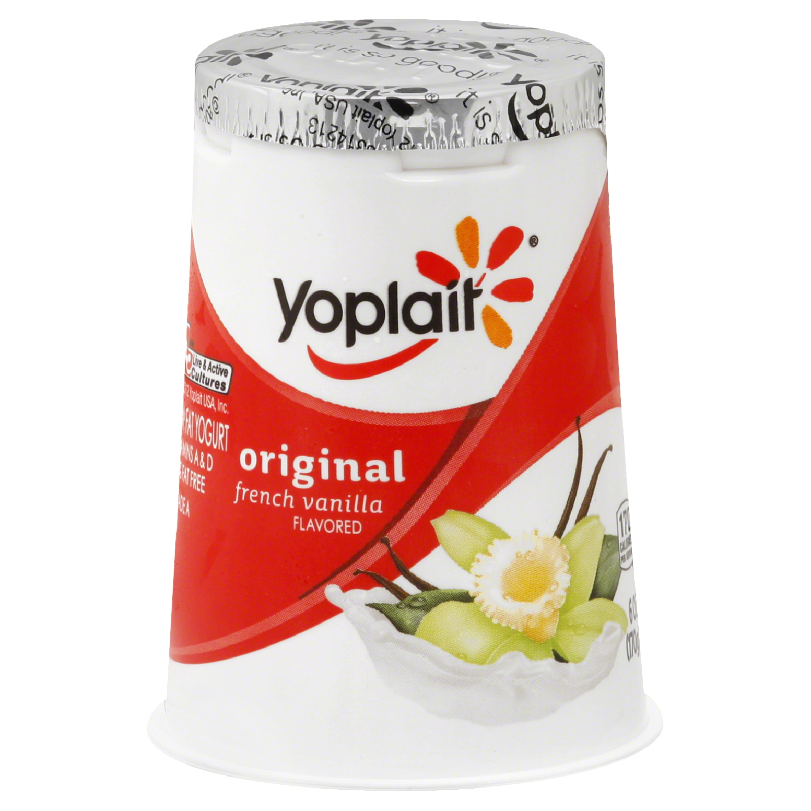 Yoplait Original Yogurt, Lowfat, French Vanilla Flavored, 6 oz (170 g)