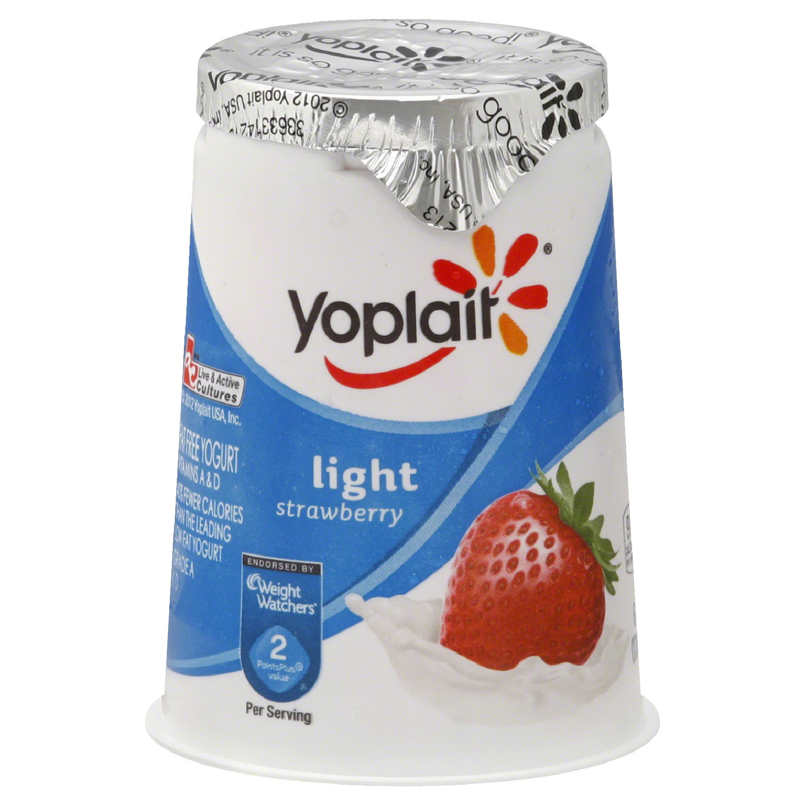 Yoplait Light Yogurt, Fat Free, Strawberry, 6 oz (170 g)
