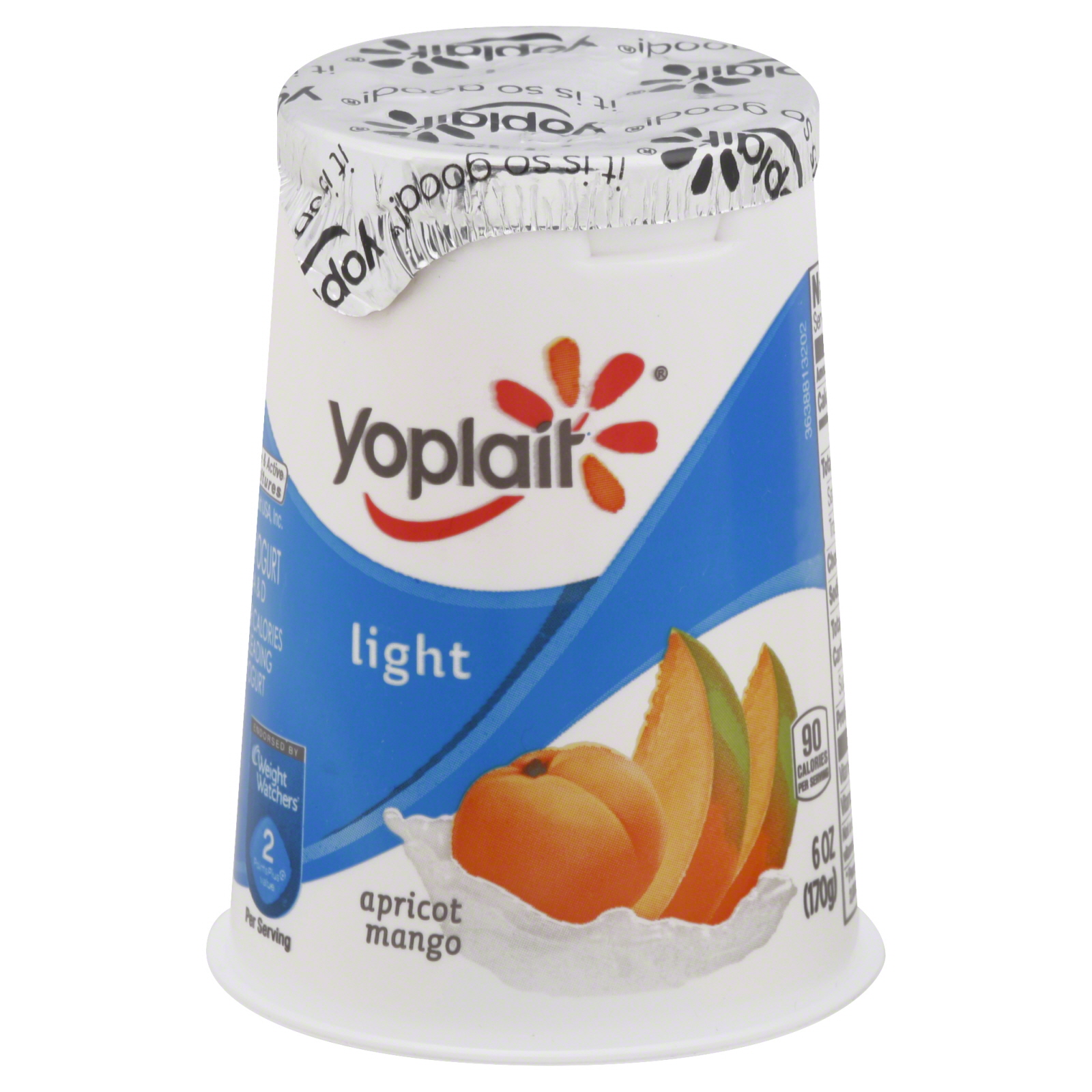 Yoplait Light Yogurt, Nonfat, Fat Free, Apricot Mango, 6 oz (170 g)