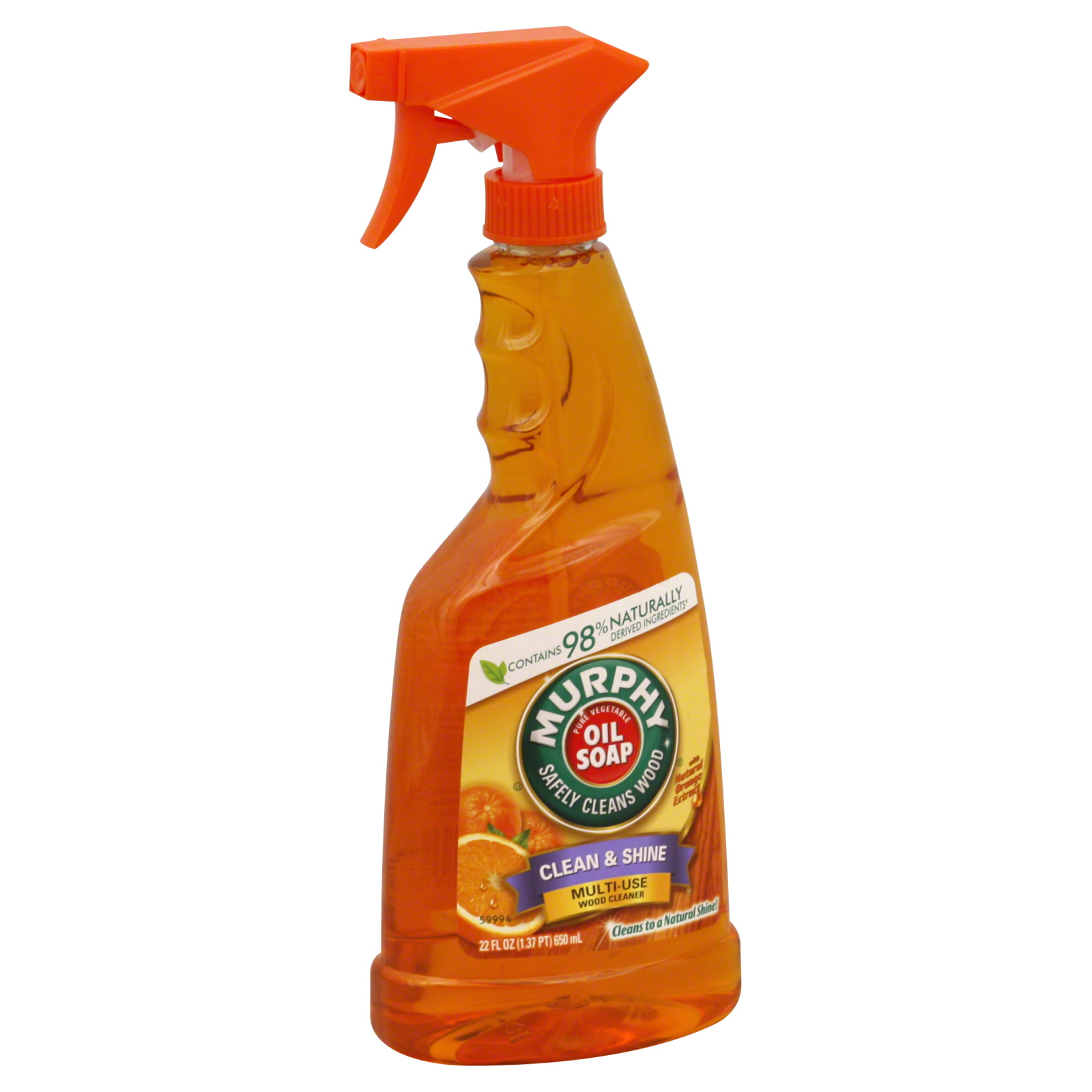 Murphy Pure Vegetable Oil Soap, with Orange Oil, 22 fl oz (1.37 pt) 650 ml