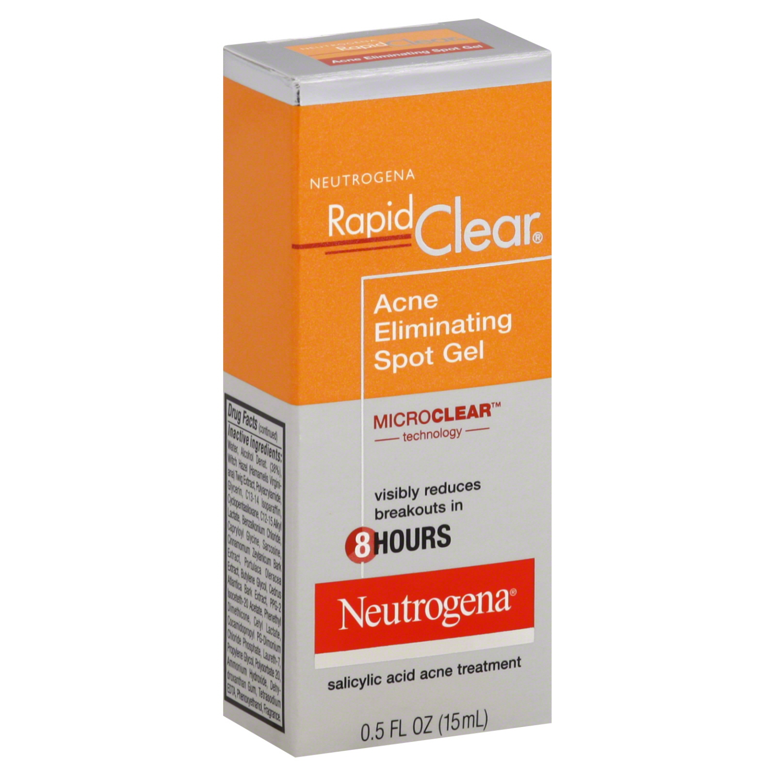 Neutrogena Rapid Clear Acne Eliminating Spot Gel, 0.5 fl oz (15 ml)