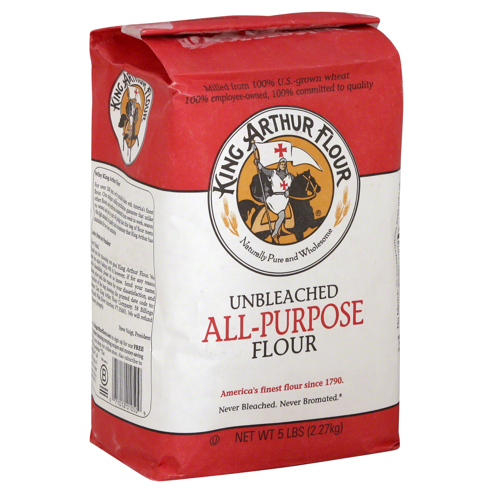 King Arthur Flour Flour, All-Purpose, Unbleached, 5 lb (2.27 kg)