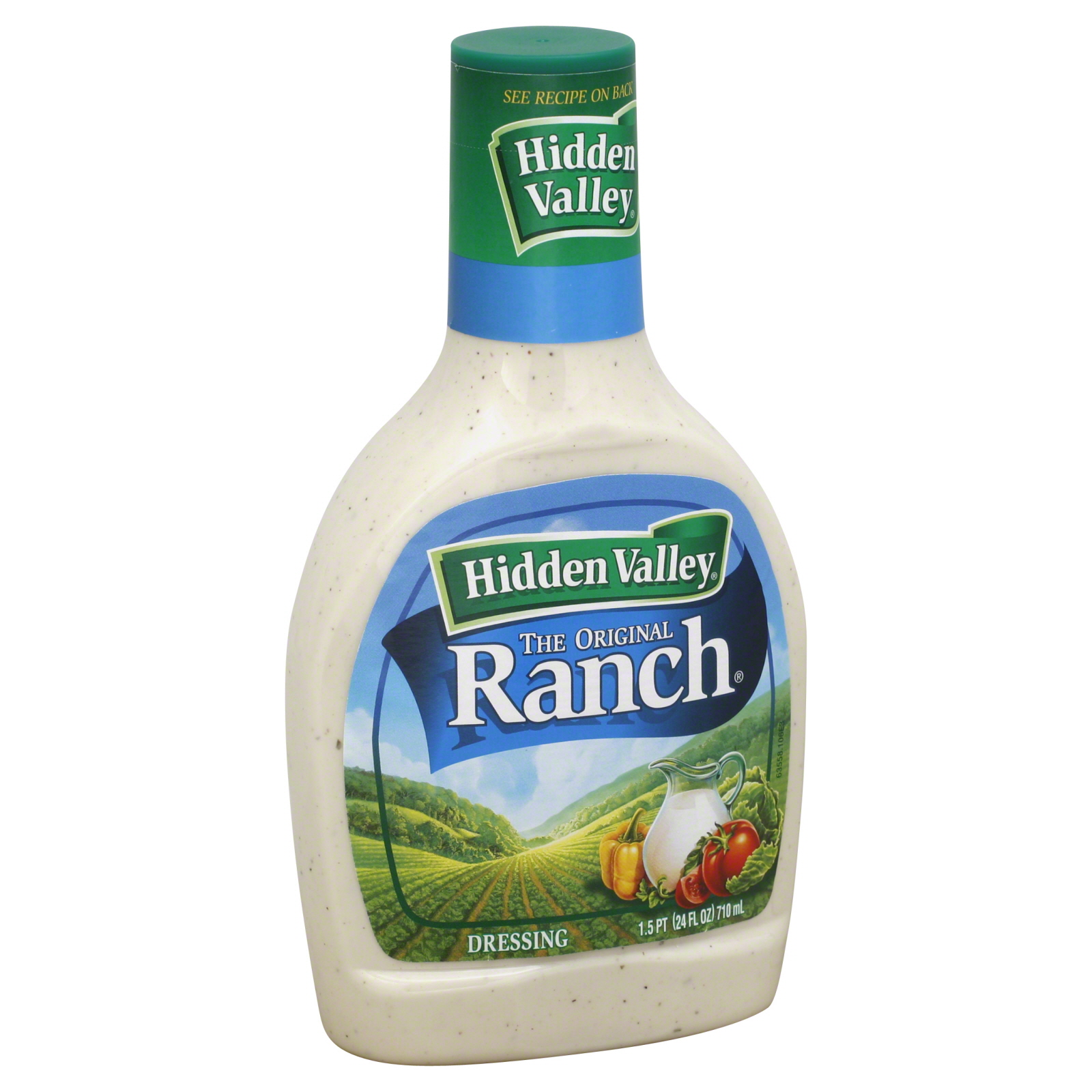 Hidden Valley Dressing, Ranch, 24 fl oz (1.5 pt) 710 ml