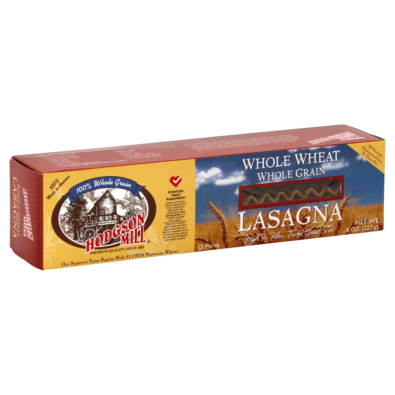 Hodgson Mill Lasagna, Whole Wheat, Whole Grain, 8 oz (227 g)