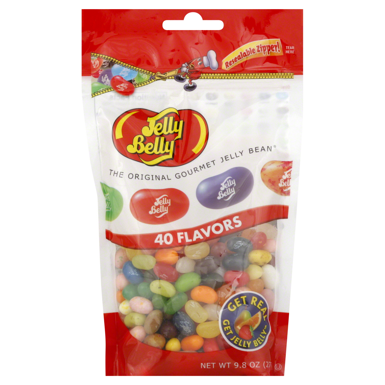 Jelly Belly Jelly Bean, 40 Flavors, 9.8 oz (277 g) - Food ...