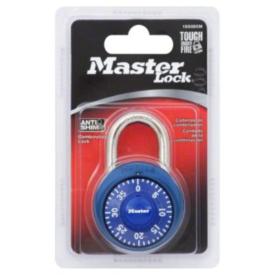 Master Lock Combination Padlock, 1 padlock