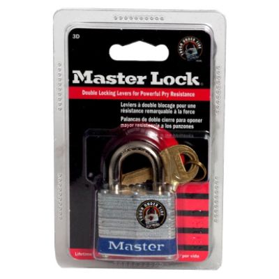 Master Lock Padlock with Keys, 1 each