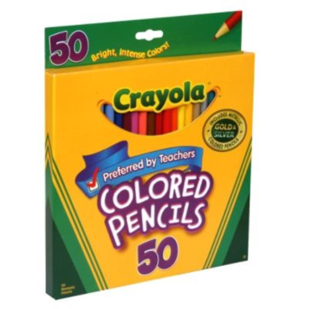 Crayola Colored Pencils, 50 pencils