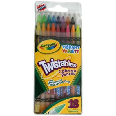 Crayola Twistable Colored Pencils, Vibrant Variety