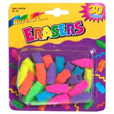 RoseArt Eraser Toppers - 30ct