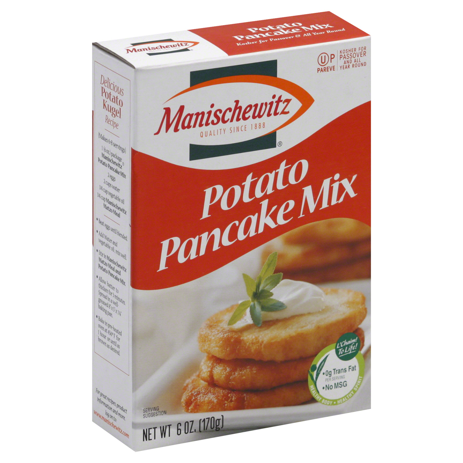 Manischewitz Potato Pancake Mix, 6 oz ( 170 g)