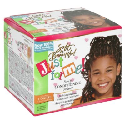 Soft & Beautiful Just for Me! No-Lye Conditioning Relaxer, Children's Coarse, 1 application