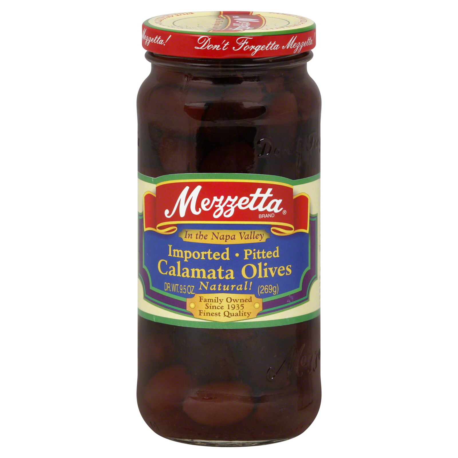 Mezzetta Olives, Calamata, 9.5 oz (269 g)
