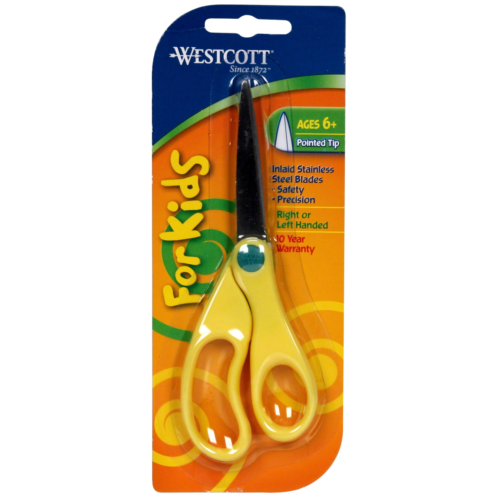 Westcott Scissors, Ages 6+, Pointed Tip, 1 scissor
