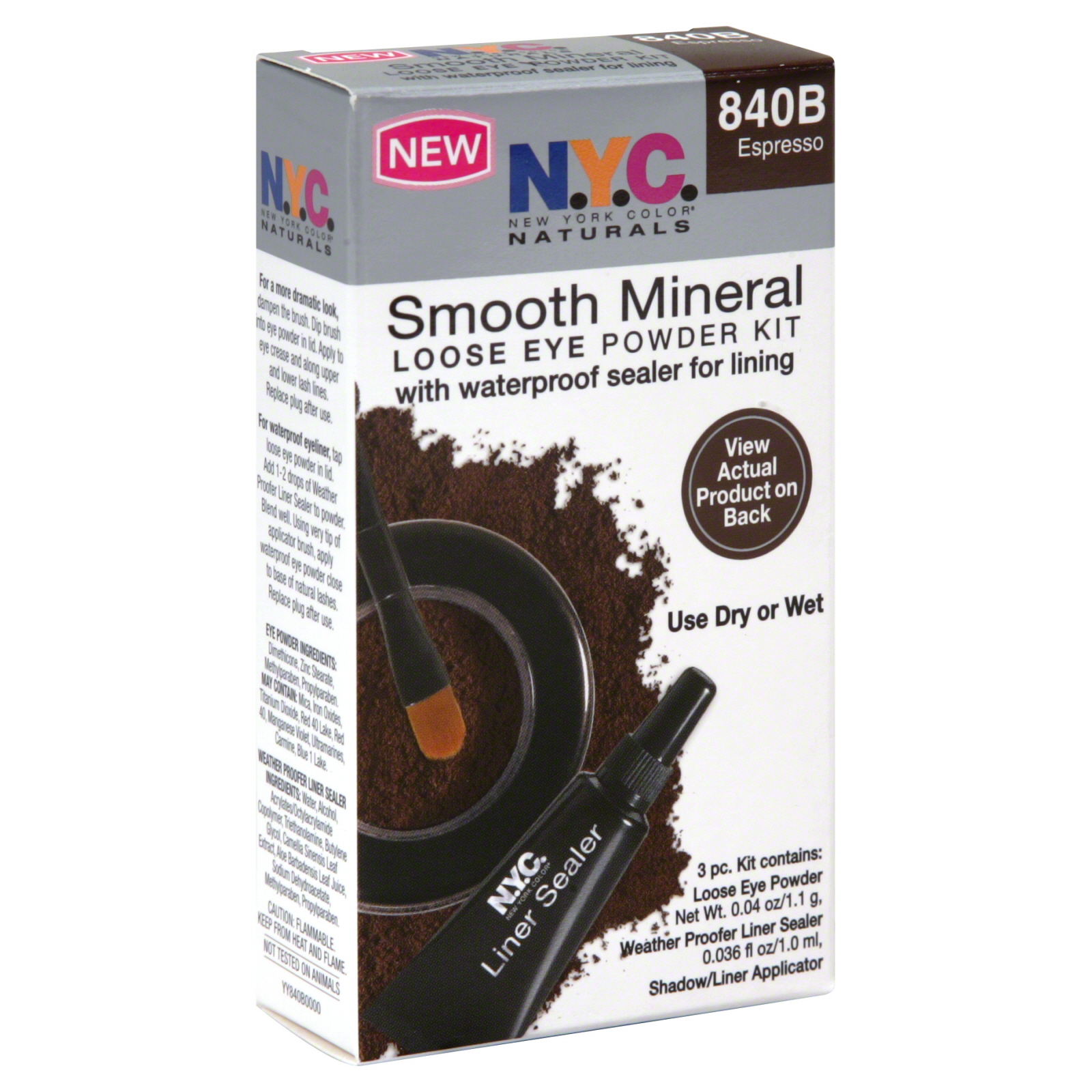 New York Color Smooth Mineral Loose Eye Powder Kit