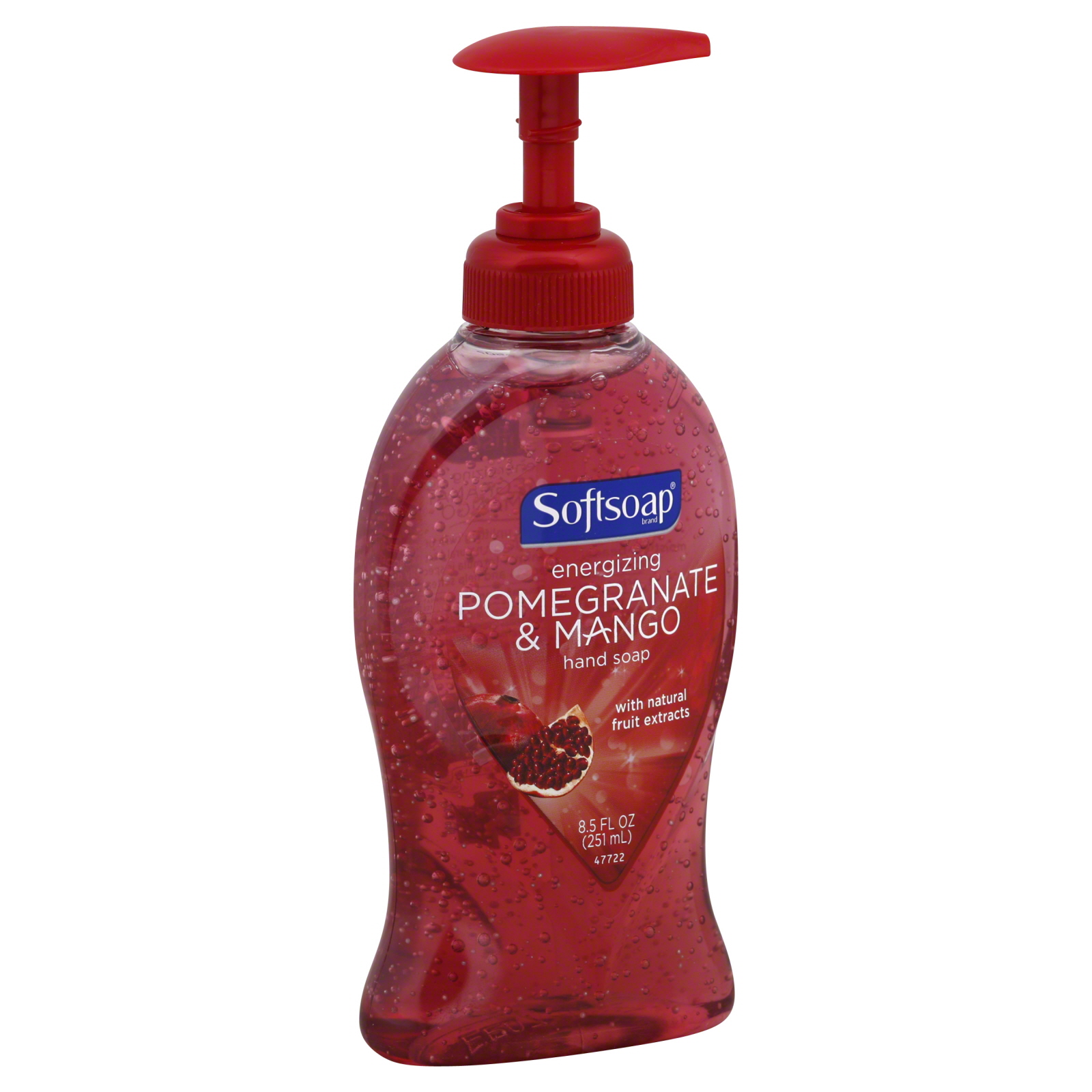 Softsoap Hand Soap, Energizing, Pomegranate & Mango, 8.5 fl oz (251 ml)