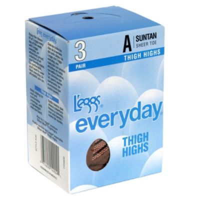 L'eggs Everyday Thigh High ST 3 Pair