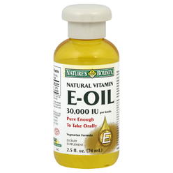 Nature's Bounty Vitamin E-Oil, Natural, 2.5 fl oz