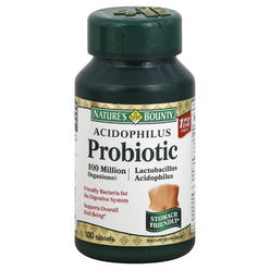 Natures Bounty Acidophilus, Probiotic, Capsules, 100 capsules