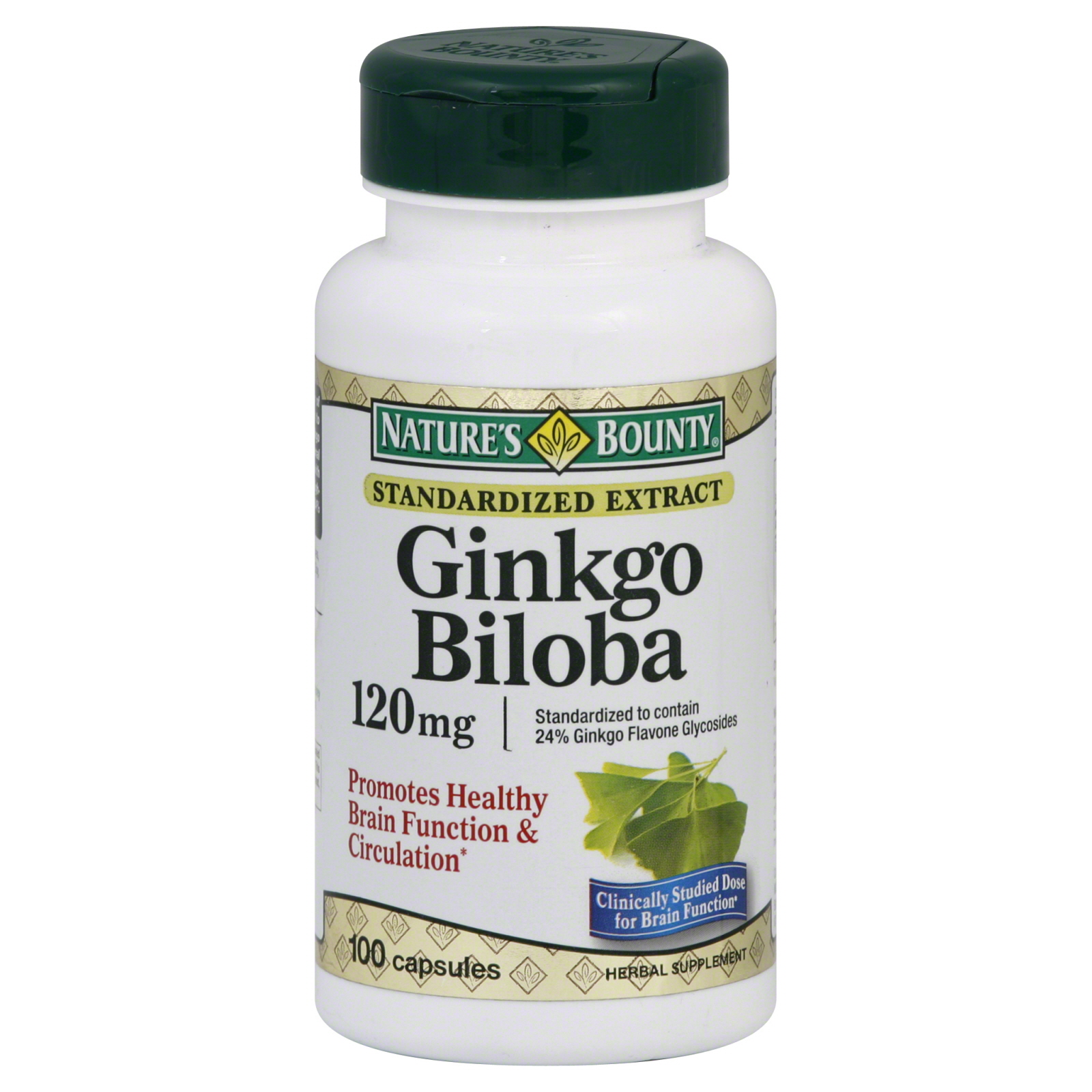 Nature's Bounty Ginkgo Biloba, 120 mg, Capsules, 100 capsules Shop Your Way Online Shopping