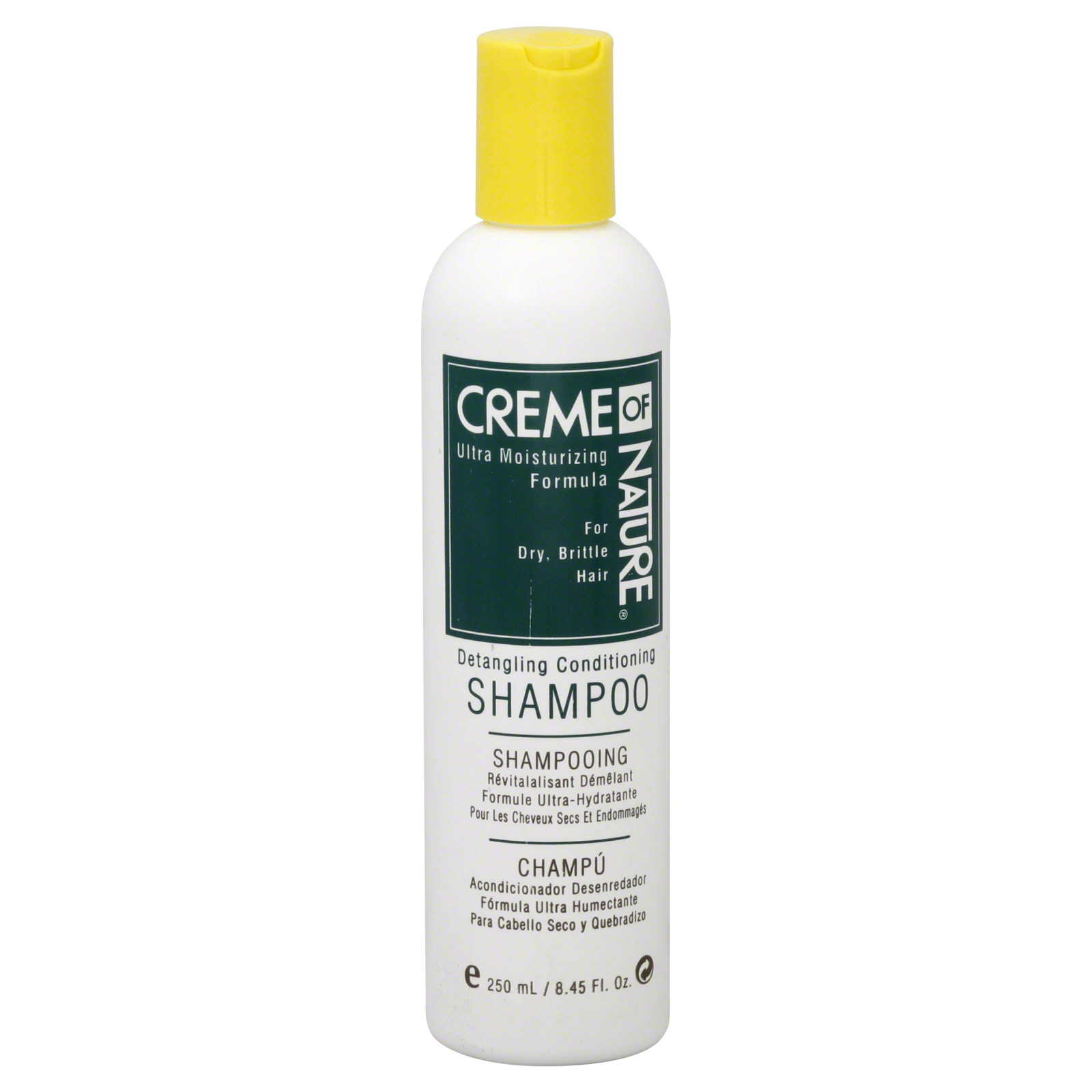 Conair Creme of Nature Shampoo, Ultra Moisturizing Formula, Detangling, 8.45 fl oz (250 ml)